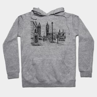 London Telephone Boot Hoodie